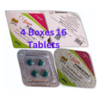 Super Kamagra tablets 4 boxes of 16 tablets