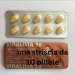 Vidalista 20mg Tadalafil, Cialis. tablets one strip 10 pills